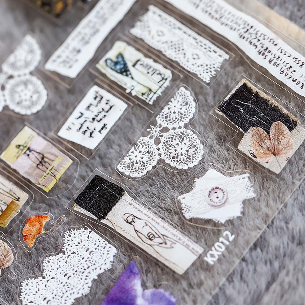 [Hàng mới về] Miếng Dán Trang Trí Móng Tay Thủ Công Họa Tiết Trừu Tượng 3D Siêu Mỏng Chất Lượng Cao Cho Nữ