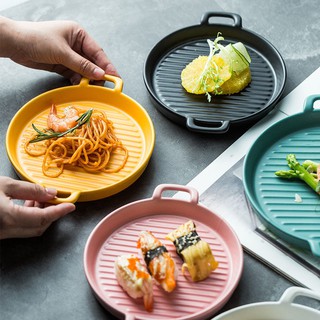Đĩa sứ hình chảo tròn