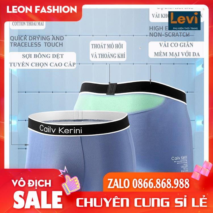 Quần Boxer Nam Cailv Kerini ⚓HÀNG NỘI ĐỊA⚓Quần Sịp Đùi, CO DÃN  4 CHỀU, Đóng Lon, 95% Cotton thiết kế liền mạch