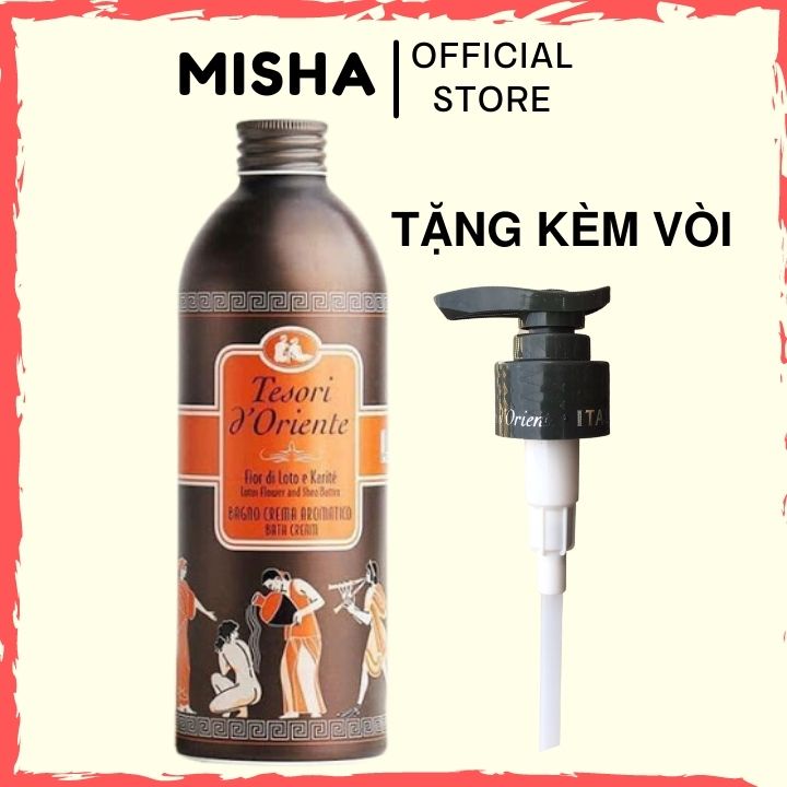 Sữa tắm tesori hương nước hoa CHÍNH HÃNG Ý hương hoa sen 500ml | BigBuy360 - bigbuy360.vn