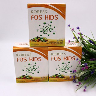 Koreas Fos Kids - Hỗ trợ bổ sung chất xơ tự nhiên, giúp nhuận tràng cho trẻ em và người lớn (20 ống)