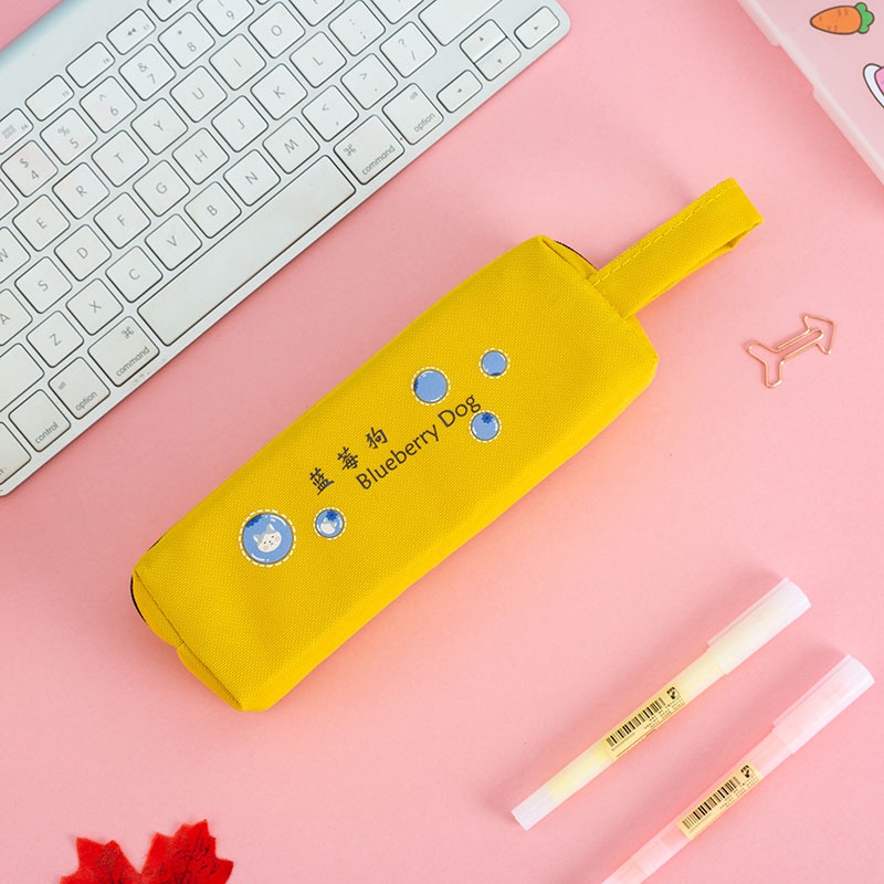Túi Đựng Bút Chì Di Động Họa Tiết Trái Cây Hoạt Hình Tươi Mới Đơn Giản Nhỏ Gọn Cho Học Sinh Ốp