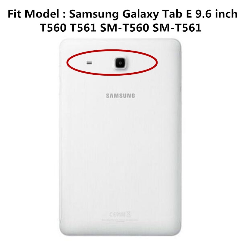 Bao da máy tính bảng họa tiết hoạt hình cho Samsung Galaxy Tab E 9.6 inch T560 T561