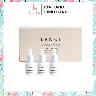 Siêu Phẩm Serum Lanci- MIRACLE AMPOULE (Full hộp 3 chai 5ML)  - 100% CHÍNH HÃNG HÀN QUỐC