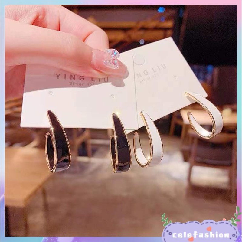 Khuyên Tai Hình Chữ C Phong Cách vintage