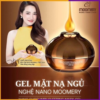 Hàng chính hãng Nguyên tem - Gel Mặt Nạ Nghệ Nano Nhã Phương - Nano Curcumin Sleeping Mask Gel Moomeryy + kèm quà tặng