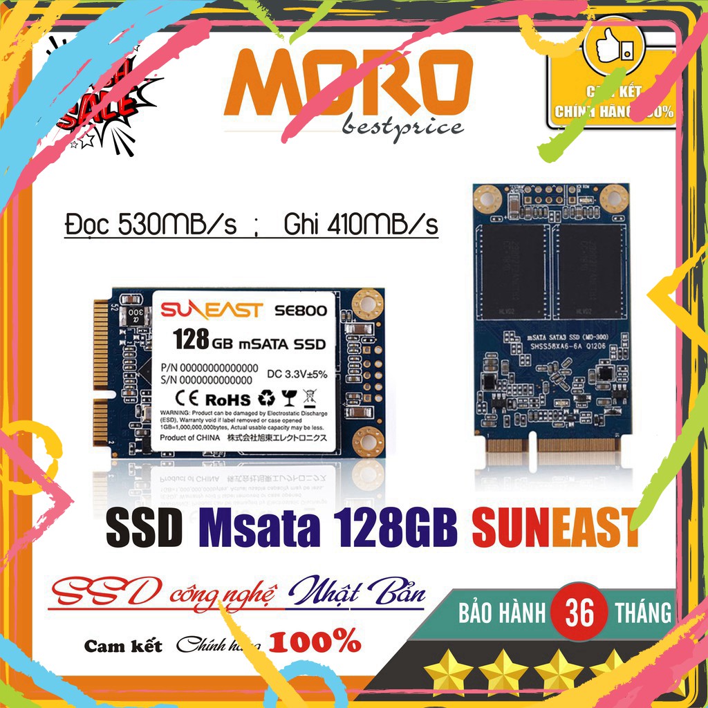 EW6 TYDB Ổ cứng SSD M.2 / Msata 128GB Suneast - 2280mm / 2242mm - Hàng chính hãng bảo hành 36 tháng! 44 EW | BigBuy360 - bigbuy360.vn