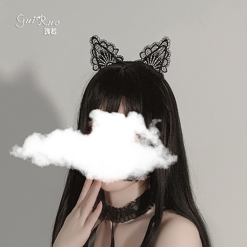 [Phụ Kiện] Bờm Tai Thỏ  Ren Sexy Gợi Cảm MS075 [CWEAR.SEXY_ĐỒ NGỦ &amp; NỘI Y CAO CẤP]