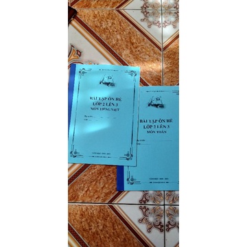 môn toán ôn lớp 2 lên 3