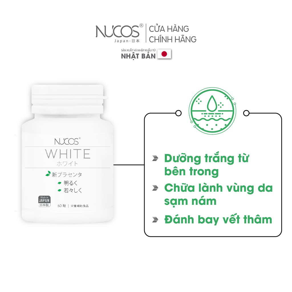Nucos White - Viên uống trắng da giảm nám | BigBuy360 - bigbuy360.vn