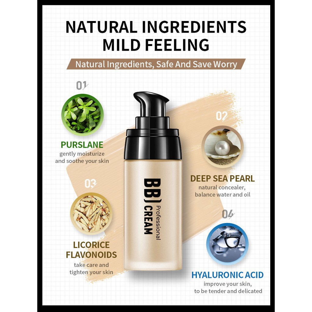 LAIKOU Men BB Cream Natural Wheat Skin Care for Men Grooming Care Sunscreen Face Foundation Base Makeup Skin Color 40g