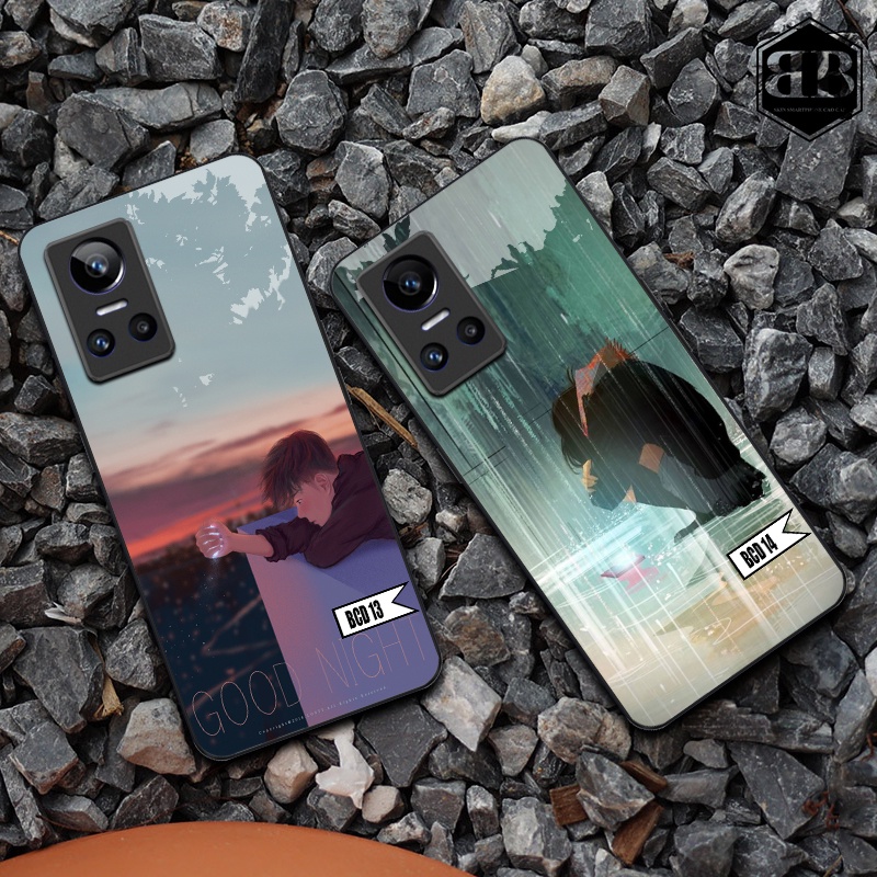 Ốp lưng kính cường lực Realme GT Neo 3 boy cô đơn