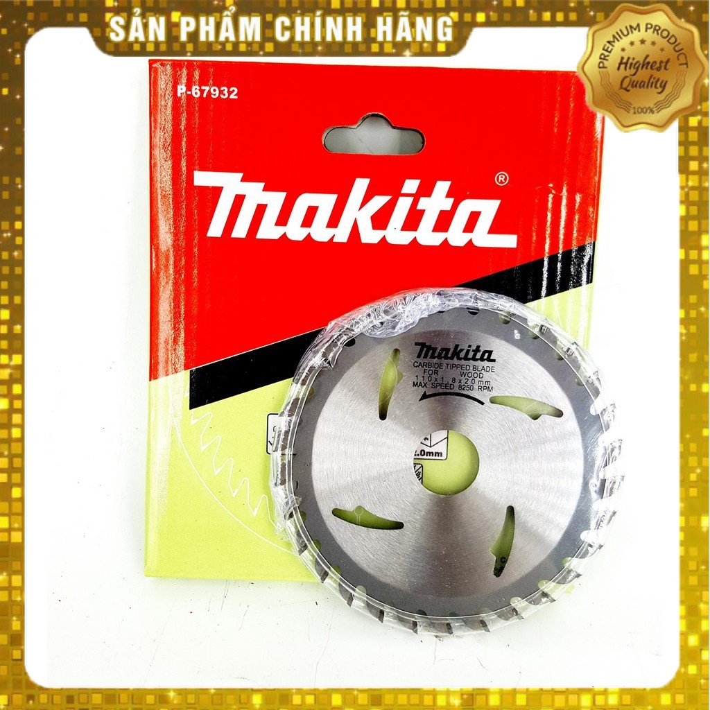 LƯỠI CƯA GỖ MAKITA ĐƯỜNG KÍNH 105MM* 30 RĂNG CAO CẤP