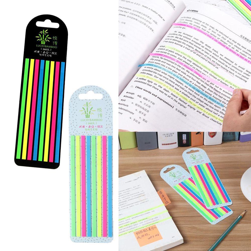 PISTA Set 160 Miếng Dán Ghi Chú Đánh Dấu Trang Sách Tiện Dụng