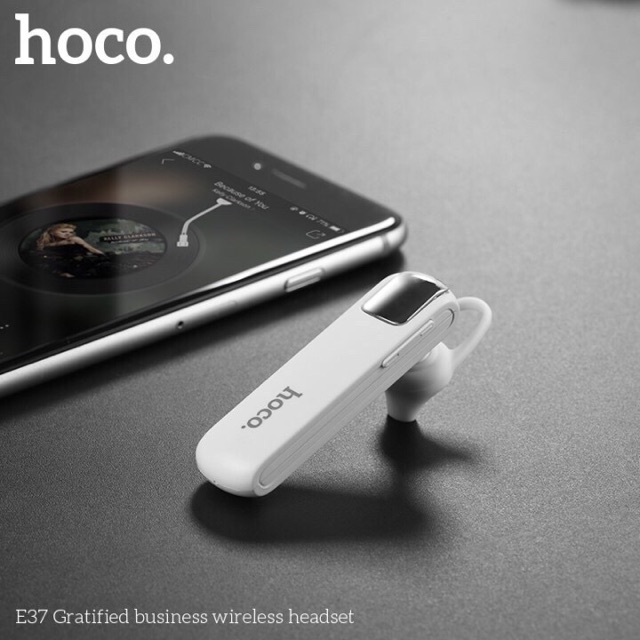 [Mã ELFLASH5 giảm 20K đơn 50K] Tai nghe bluetooth Hoco E37 Gratified Business V4.1 - Hàng phân phối chính hãng