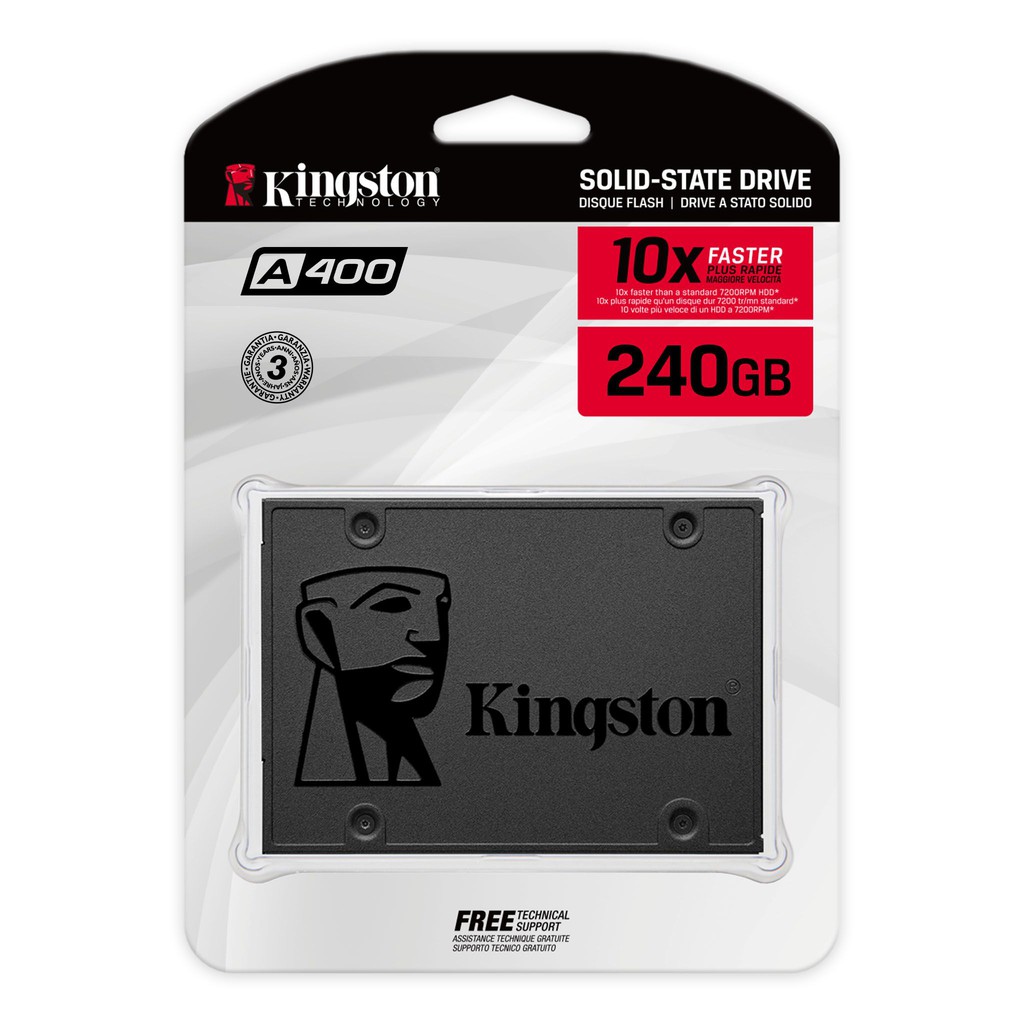 Ổ cứng SSD Kingston A400 240GB Sata 3 (SA400S37/240G)