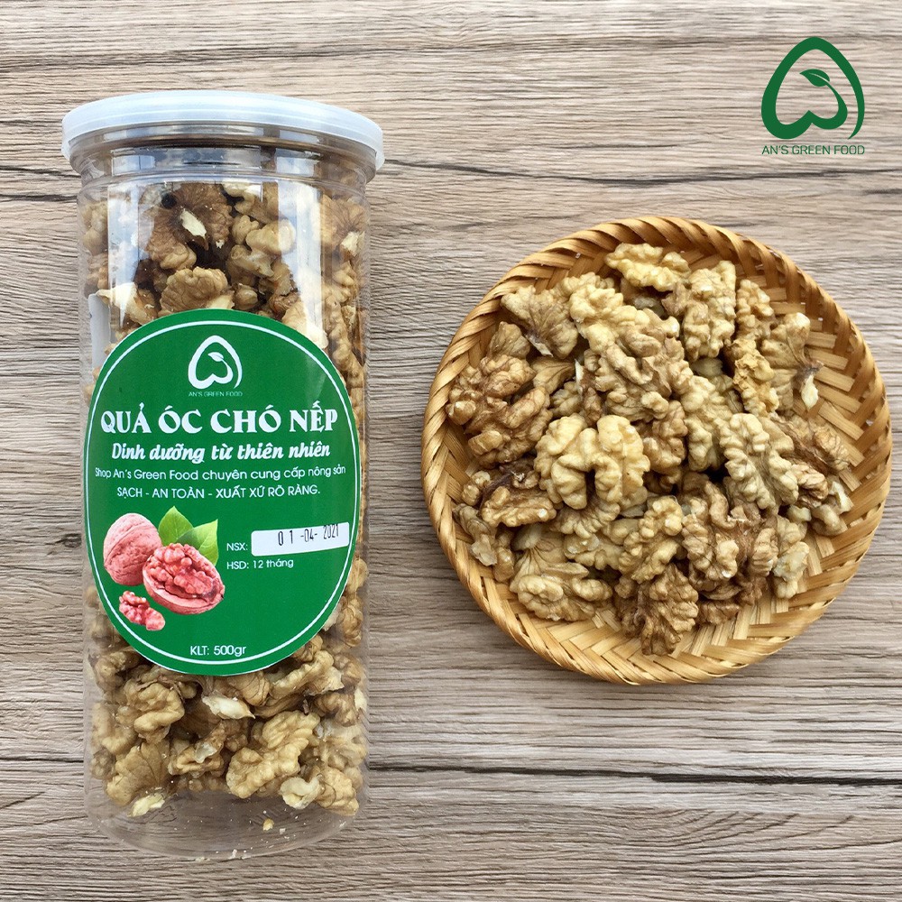 [500gr] Nhân Óc Chó Nếp Hà Giang Đã Tách Vỏ - An’s Green Food | BigBuy360 - bigbuy360.vn