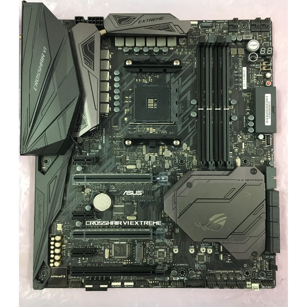 [Hàng nhập Mỹ] Asus Crosshair VI Extreme Mainboard - Bo mạch chủ nền tảng AMD socket AM4