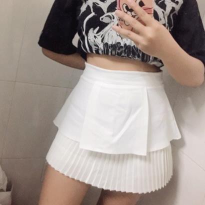 [CHẤT TUYẾT MƯA LOẠI 1] Chân Váy 2 Tầng Xếp Ly Có Quần Trong | BigBuy360 - bigbuy360.vn
