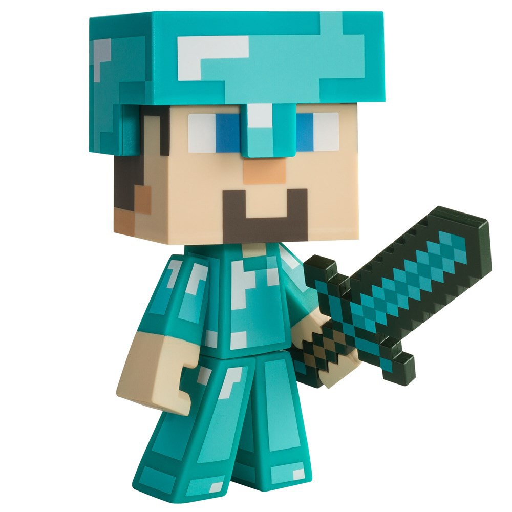 Mô hình Minecraft Steve Diamond