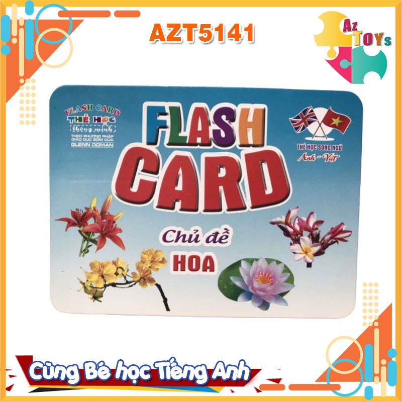 [XẢ KHO + NowShip] Thẻ Học Thông Minh Montessori Song Ngữ Glenn Doman Flashcard Theo Chủ Đề (Size To) - AZT5141