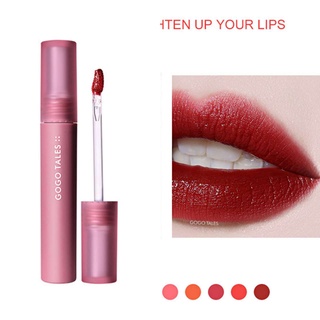 ♕ Son Môi Gogo Tales Dưỡng Ẩm Nhung Mịn 6 Màu Tùy Chọn