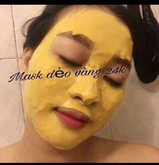 Bột đắp mặt collage 24k (mask dẻo collage 24k)