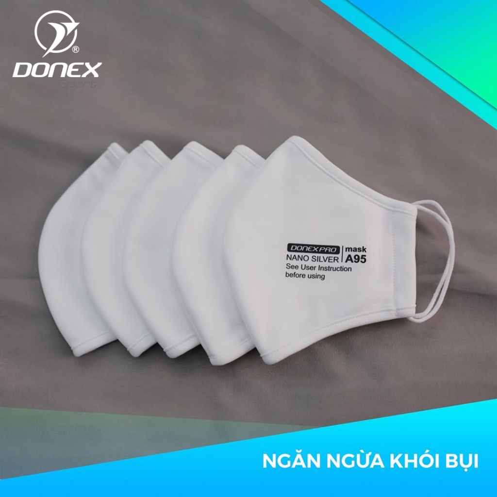 Khẩu Trang Kháng Khuẩn DONEXPRO Thiết Kế 3 Lớp Dày Dặn, Đảm Bảo Chất Lượng Sức Khỏe Hàng Đầu A95