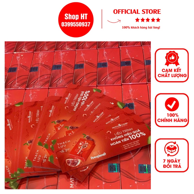 (Chính hãng )THẠCH LỰU COLLAGEN ĐẸP DÁNG ĐẸP DA Bổ Sung Collagen Giúp Da Trắng Từ Bên Trong - Hỗ Trợ Kiểm Soát Cân Nặng