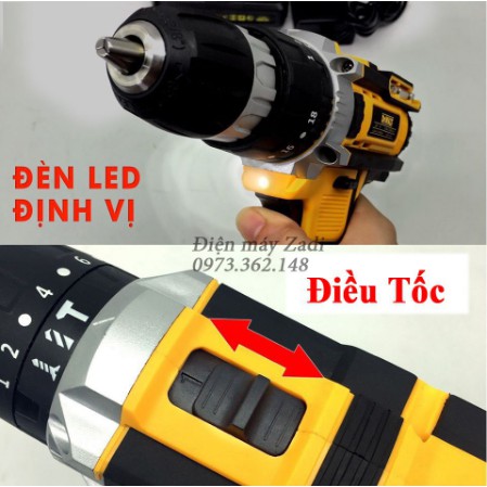 Khoan Pin Bắn Vít Dewalt 26v 3 Chức Năng Kèm Phụ Kiện 24 Chi Tiết