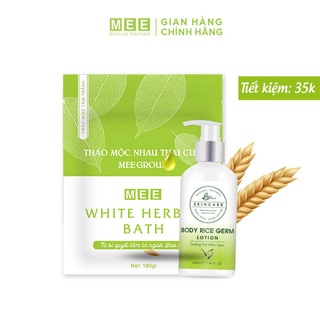 COMBO Dưỡng Trắng, giữ ẩm MEE NATURAL