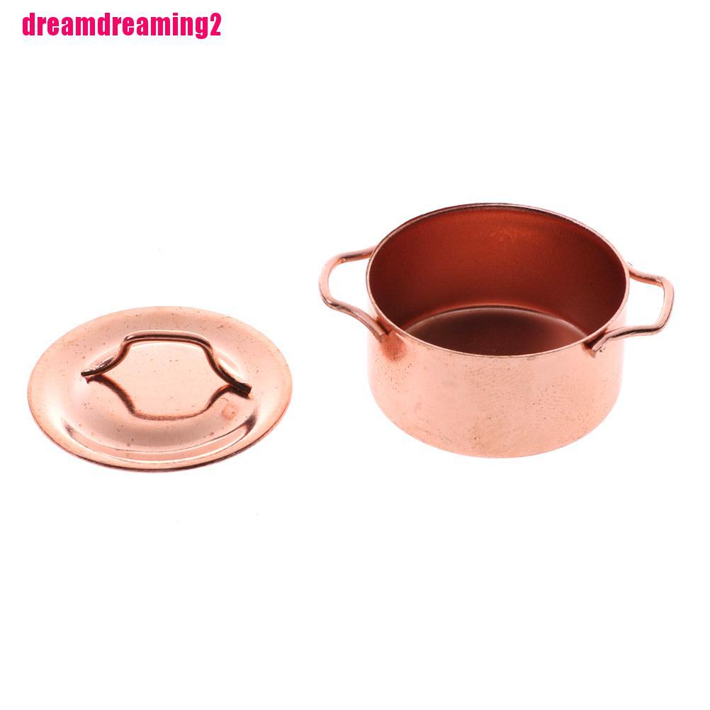 Mô Hình Nồi Đồng Có Nắp Trang Trí Nhà Búp Bê