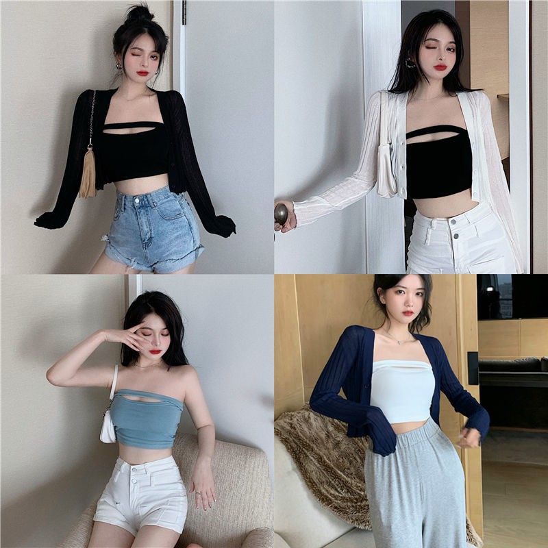 Áo kiểu phong cách Hàn Quốc gợi cảm cho nữ | BigBuy360 - bigbuy360.vn