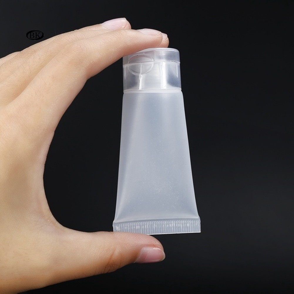 Set 10 Lọ Rỗng 15ml Đựng Mỹ Phẩm / Kem Dưỡng Tiện Dụng Khi Đi Du Lịch