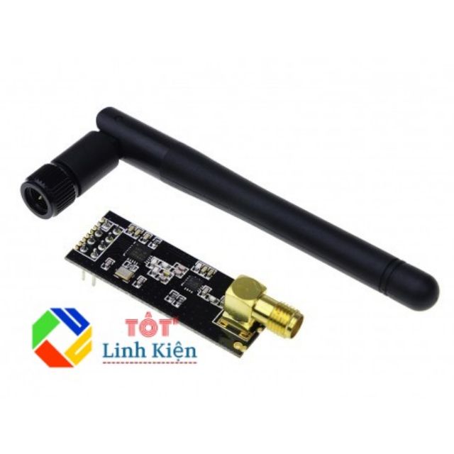 Mạch thu phát RF NRF24L01 + PA LNA 2.4Ghz Anten rời