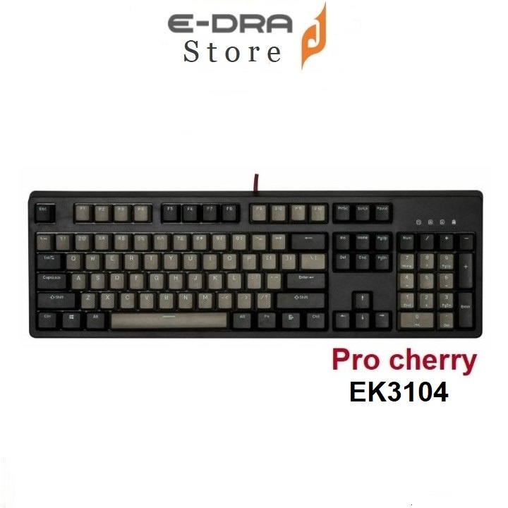 Bàn phím Gaming Edra EK3104 Pro Cherry - Key cao cấp