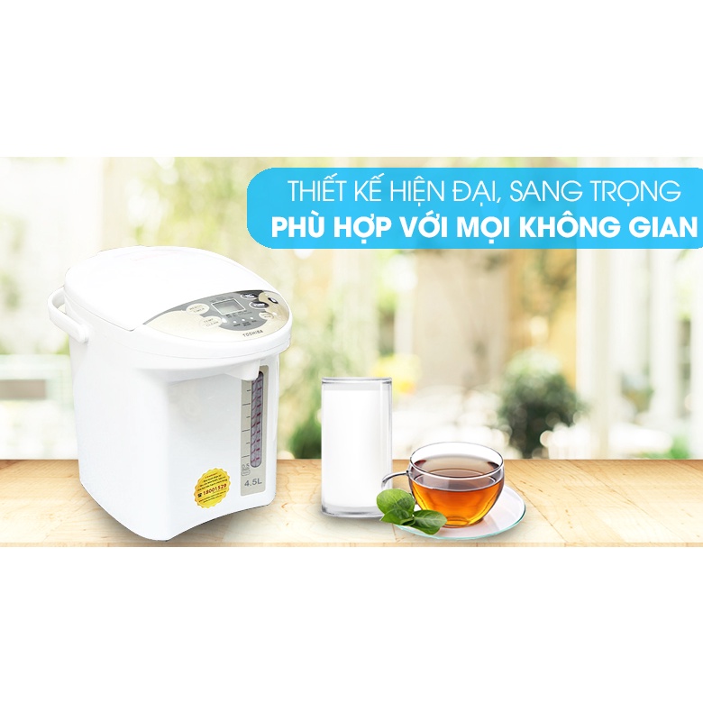 Bình thủy điện Toshiba PLK-45SFVN 4.5 lít