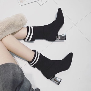 Bốt len vạch trắng cao cấp (ảnh thật 100%)