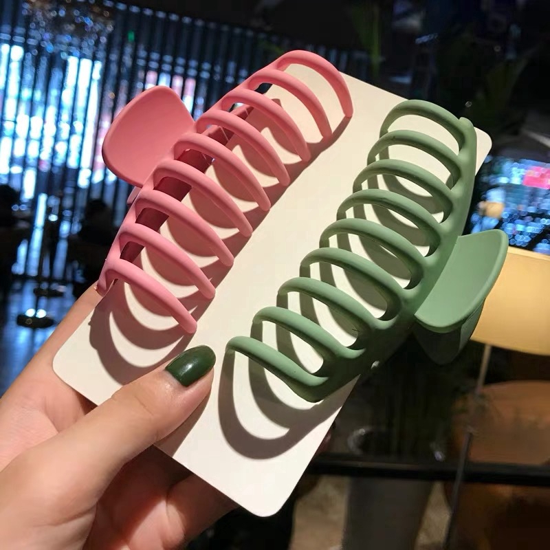 Kẹp Tóc Màu Trơn Đơn Giản Xinh Xắn Cho Nữ