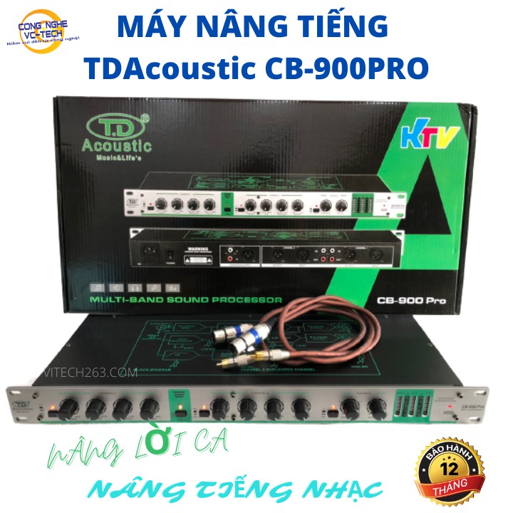 MÁY NÂNG TIẾNG TD Acoustic CB-900PRO new 2021,NÂNG BASS CĂNG,TREBLE SÁNG,HÁT CỰC HAY,NHẠC CỰC PHIÊU...VIDEO MỞ MAIN