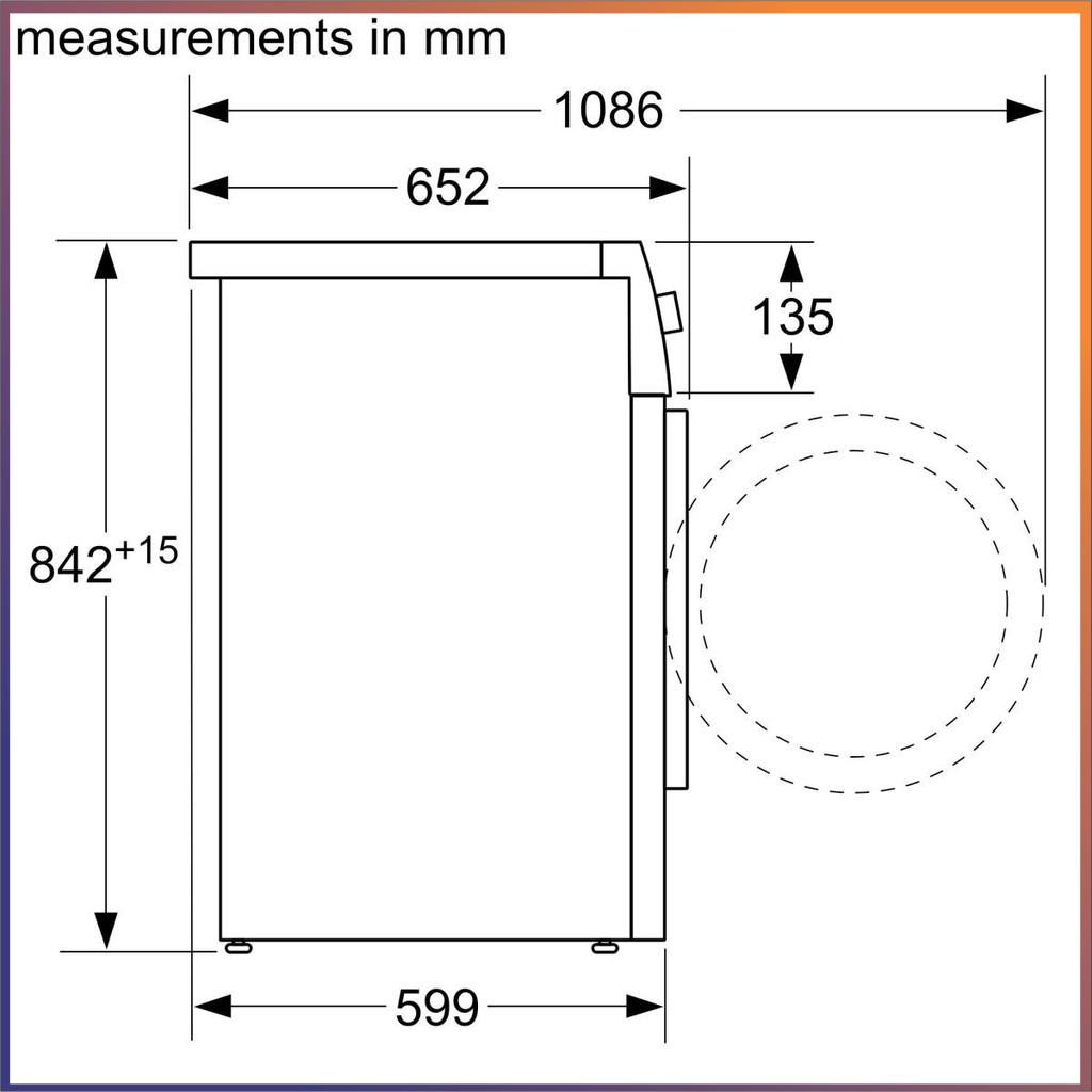 Máy sấy quần áo Bosch WTR85V00SG - SERI 4 TGB nhập khẩu nguyên chiếc ( Bảo Hành 3 Năm )