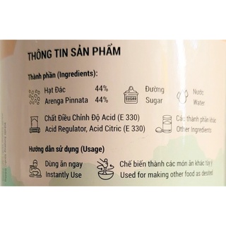 [Hộp 560g] HẠT ĐÁC ĐƯỜNG PHÈN [VN] FARMER Arenga Pinnata