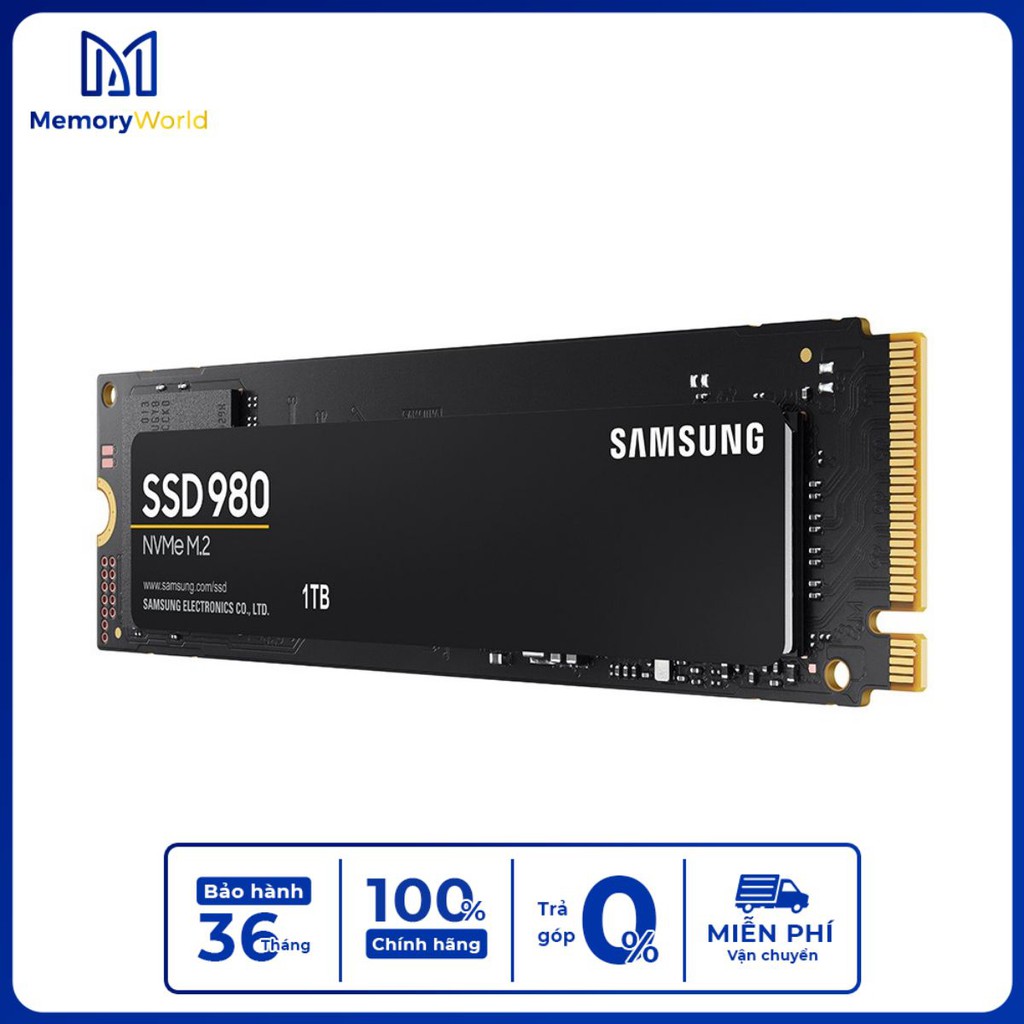 SSD Samsung 980 PCIe NVMe V-NAND M.2 2280 1TB Chính Hãng (NEW 2021) - YourMemoryWorld | BigBuy360 - bigbuy360.vn