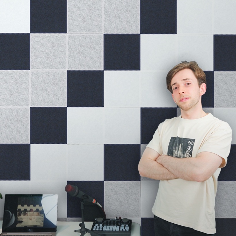 Miếng Dán Tường Cách Âm Chất Lượng Cao Cho Studio