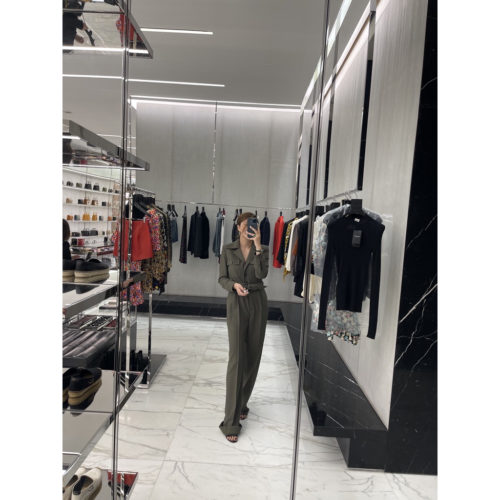 Bộ quần áo liền nữ thanh lịch và sang trọng YSL cao cấp | BigBuy360 - bigbuy360.vn