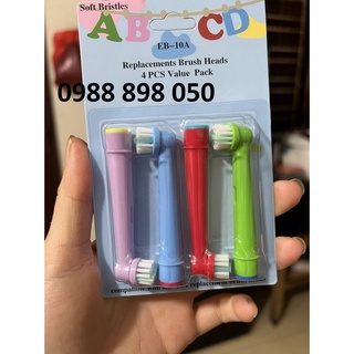 Đầu bàn chải thay thế braun oral b trẻ em, đầu bàn chải điện trẻ em thay thế oral b ,đầu bàn chải điện