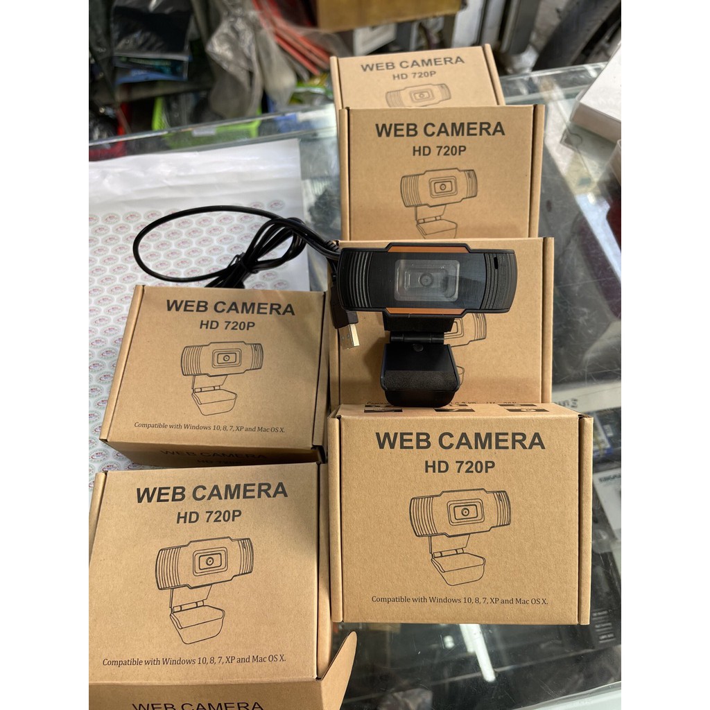 Webcam có mic kẹp màn hình độ phân giải 720p Hỗ trợ học Online, Livetream - Shop báo hồng