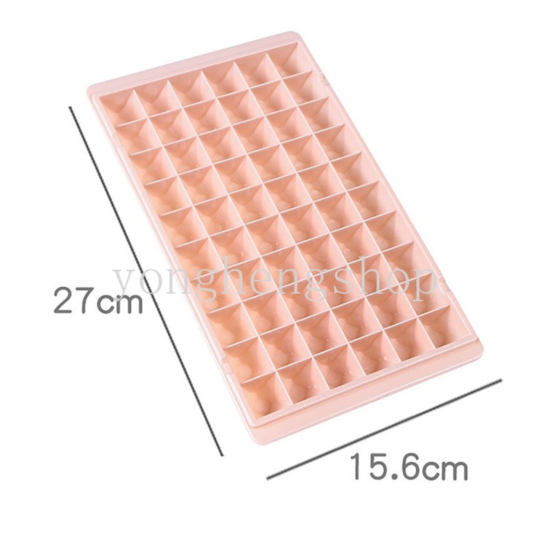 Khuôn Silicone Làm Đá Viên 60/96 Ngăn Hình Viên Kim Cương Độc Đáo