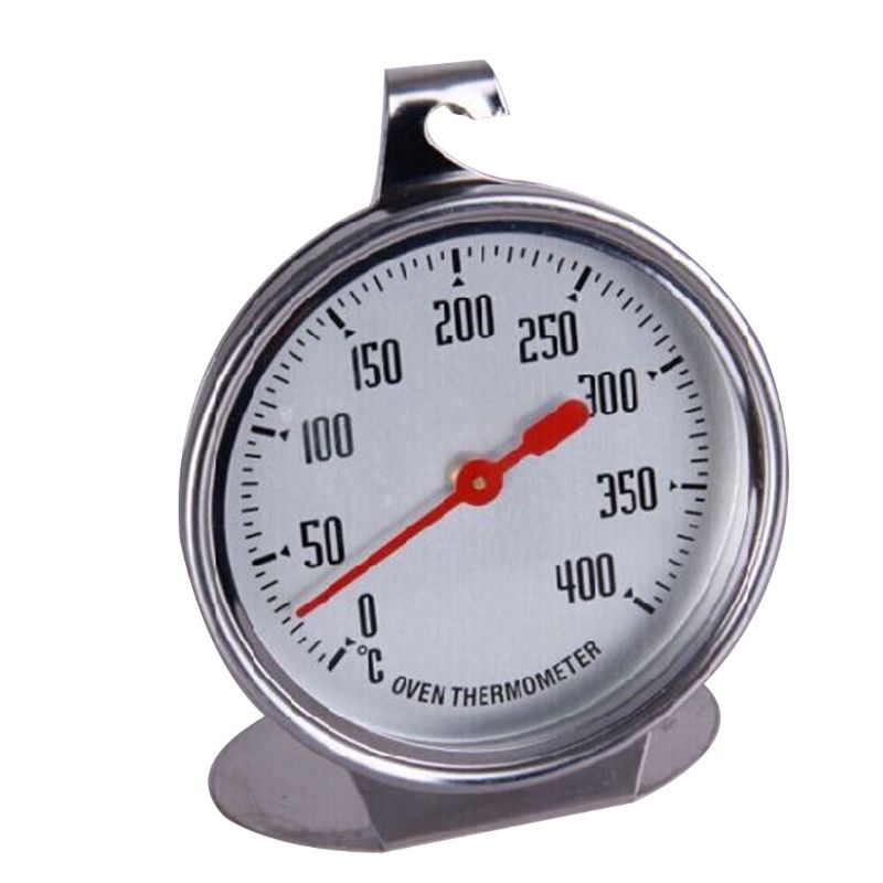 Nhiệt Kế 50-400 Độ Bằng Thép Không Gỉ Chuyên Dụng Đo Nhiệt Độ Lò Nướng BBQ