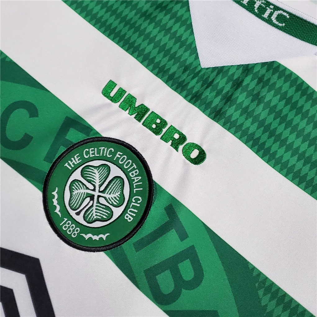 Áo Thun Bóng Đá Số 7 1998/1999 Celtic Phong Cách Retro